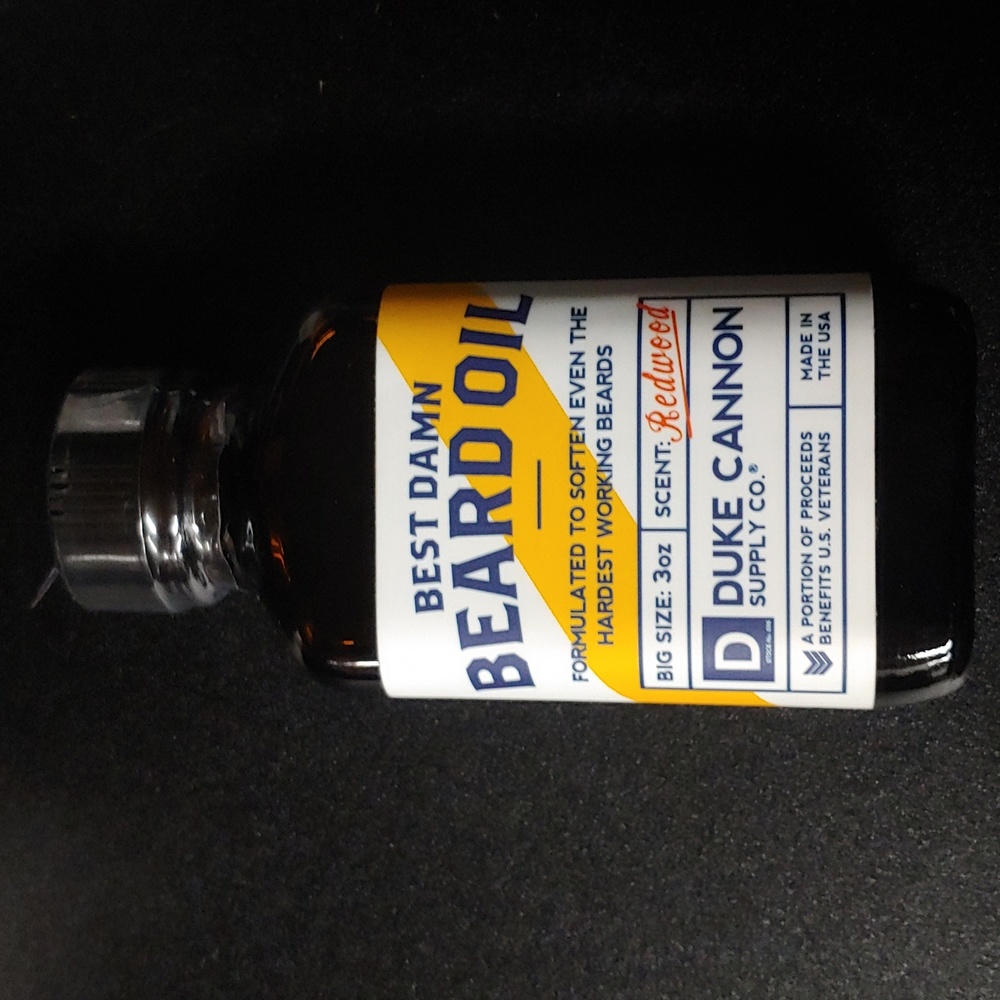 Duke Cannon best damn beard oil